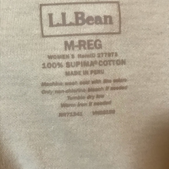 L L Bean Soft Cream Open Front Cardigan - Picture 5 of 5